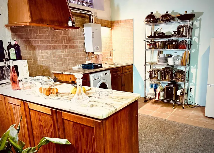 Feriehus Charming Rustic Wine Cellar House In With Fireplace Reguengo Grande